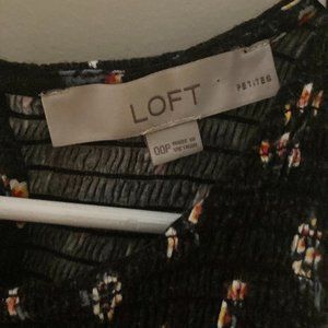 Loft black minidress